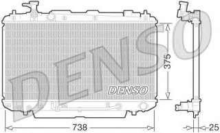 Chłodnica silnika DENSO DRM50064