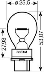 Żarówka świateł STOP/pozycji OSRAM 3156