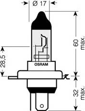 Żarówka świateł mijania OSRAM 64193CBL