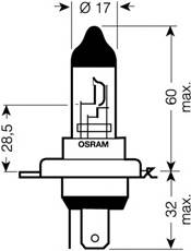 Żarówka świateł mijania OSRAM 64193NBU