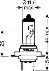 Żarówka reflektora doświetlającego podczas skrętu OSRAM 64210CBL