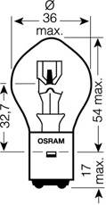 Żarówka OSRAM 7323