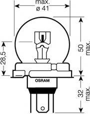 Żarówka świateł drogowych OSRAM 7952