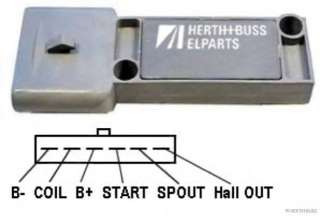 Jednostka sterująca układem zapłonowym HERTH+BUSS ELPARTS 19010049