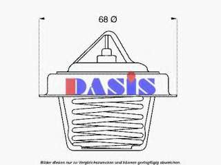 Termostat środka chłodzącego AKS DASIS 751964N