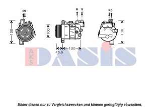 Kompresor klimatyzacji AKS DASIS 850363N