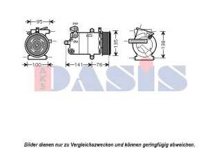 Kompresor klimatyzacji AKS DASIS 850374N