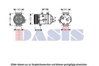 Kompresor klimatyzacji AKS DASIS 850427N
