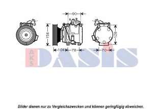 Kompresor klimatyzacji AKS DASIS 850447N