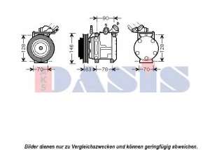 Kompresor klimatyzacji AKS DASIS 850715N