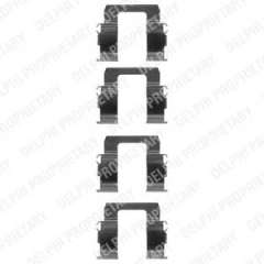 Zestaw montażowy klocków hamulcowych DELPHI LX0083