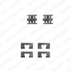 Zestaw montażowy klocków hamulcowych DELPHI LX0196