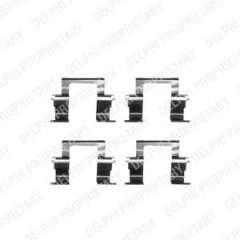 Zestaw montażowy klocków hamulcowych DELPHI LX0283
