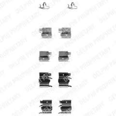 Zestaw montażowy klocków hamulcowych DELPHI LX0339