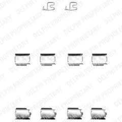 Zestaw montażowy klocków hamulcowych DELPHI LX0343