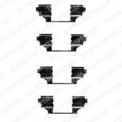 Zestaw montażowy klocków hamulcowych DELPHI LX0403