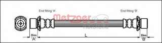 Przewód hamulcowy elastyczny METZGER 4111421