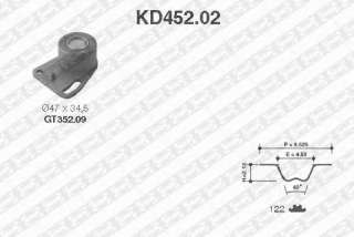 Zestaw paska rozrządu SNR KD452.02