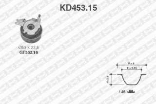 Zestaw paska rozrządu SNR KD453.15