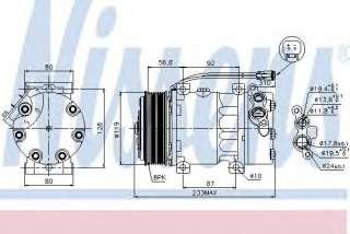 Kompresor klimatyzacji NISSENS 89035