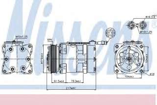 Kompresor klimatyzacji NISSENS 89056