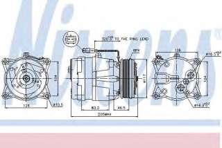 Kompresor klimatyzacji NISSENS 89060