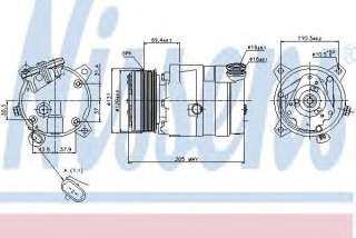 Kompresor klimatyzacji NISSENS 89062