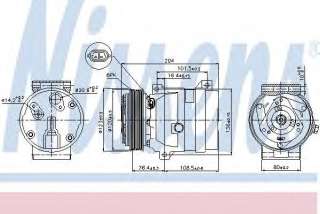 Kompresor klimatyzacji NISSENS 89063