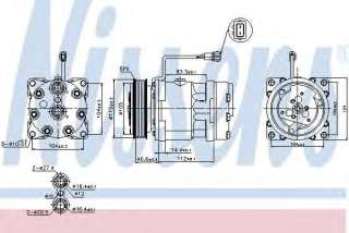 Kompresor klimatyzacji NISSENS 89083