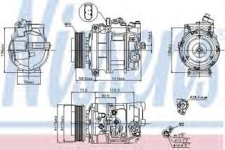 Kompresor klimatyzacji NISSENS 89092