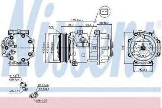 Kompresor klimatyzacji NISSENS 89136