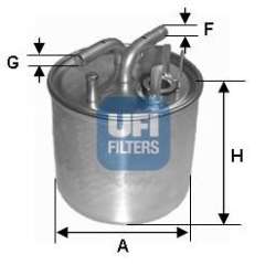 Filtr paliwa UFI 24.002.00