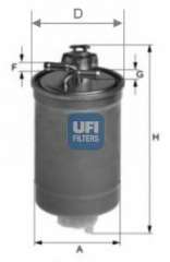 Filtr paliwa UFI 24.003.00