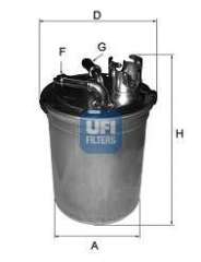 Filtr paliwa UFI 24.004.00