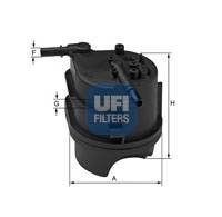 Filtr paliwa UFI 24.015.00