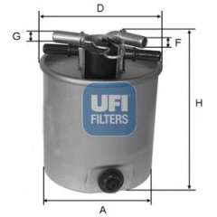 Filtr paliwa UFI 24.026.01