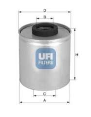Filtr paliwa UFI 24.318.00