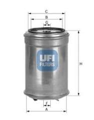 Filtr paliwa UFI 24.356.00