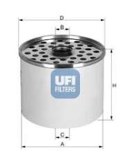 Filtr paliwa UFI 24.360.00