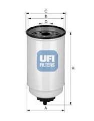 Filtr paliwa UFI 24.371.00