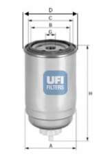 Filtr paliwa UFI 24.399.00