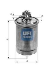 Filtr paliwa UFI 24.400.00