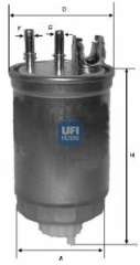 Filtr paliwa UFI 24.412.00