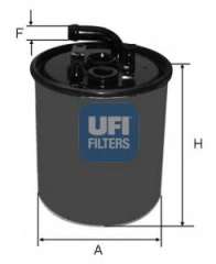 Filtr paliwa UFI 24.416.00