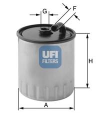 Filtr paliwa UFI 24.429.00