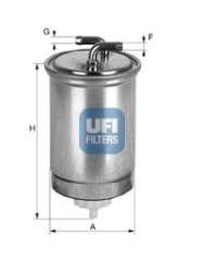 Filtr paliwa UFI 24.435.00
