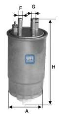 Filtr paliwa UFI 24.ONE.03