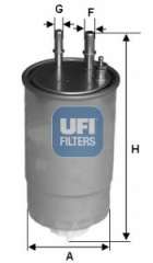 Filtr paliwa UFI 24.ONE.0B