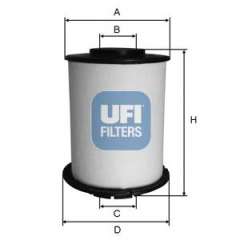 Filtr paliwa UFI 26.033.00