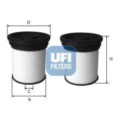 Filtr paliwa UFI 26.047.00